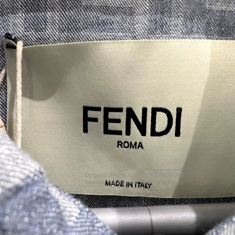 Fendi Fendi Printed Double F Shirt Collar Zipper Jacket Size XXS / US 00 / IT 34 - 3 Thumbnail