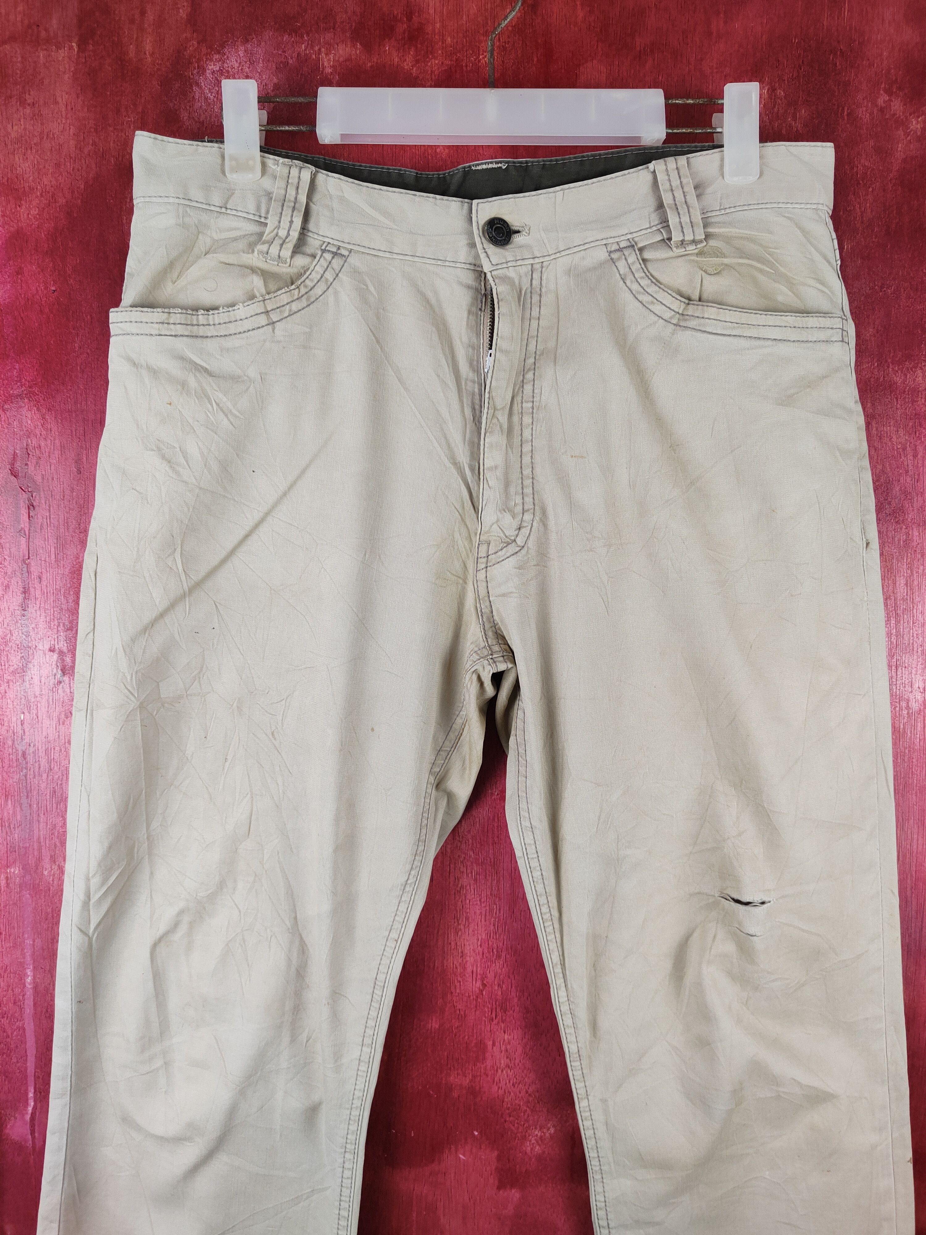 Hush Puppies Hush Puppies Beige Multipocket Casual Pants N#S19 Size US 32 / EU 48 - 2 Thumbnail