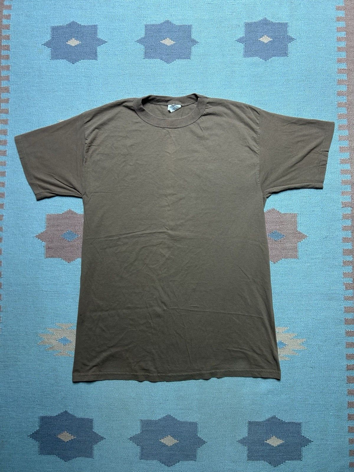 Vintage US Military army issue t shirt blank cotton uniform DSCP XL Size US XL / EU 56 / 4 - 1 Thumbnail