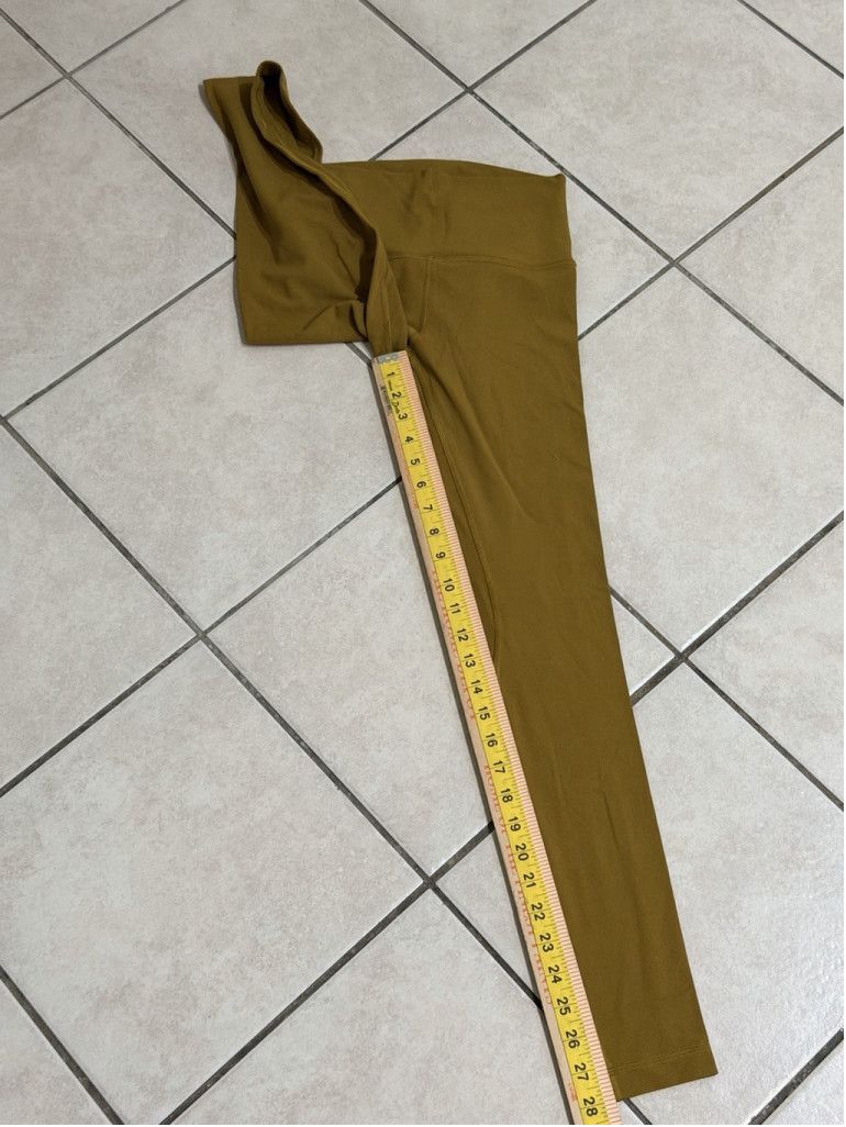 Lululemon LULULEMON ALIGN NULU HIGH RISE LEGGING 28” GOLD SPICE SIZE 4 Size 27" / US 4 / IT 40 - 3 Thumbnail