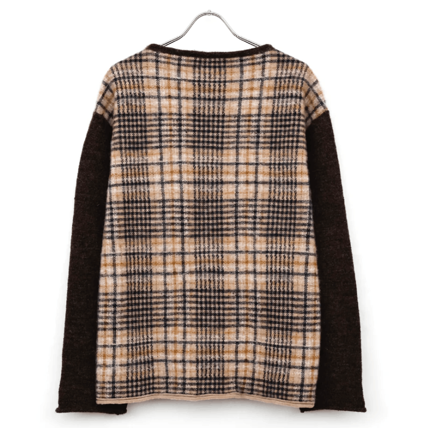 Undercover BNWT AW25 UNDERCOVER CHECK BACK SWEATER 2 Size US M / EU 48-50 / 2 - 1 Thumbnail