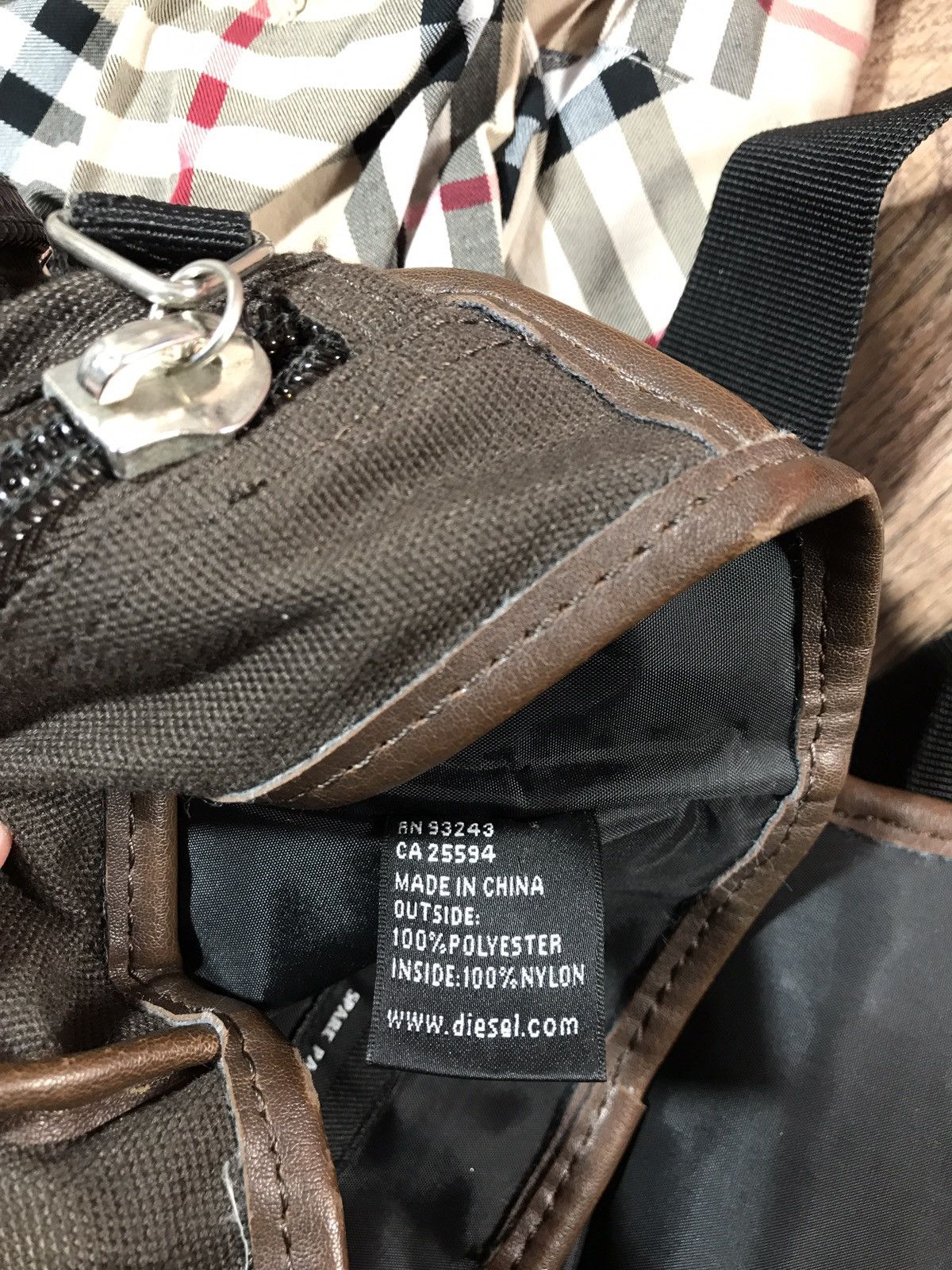 Diesel × Vintage Vintage Diesel Spare Parts Bag Messenger Shoulder Bag Y2K Size ONE SIZE - 14 Thumbnail