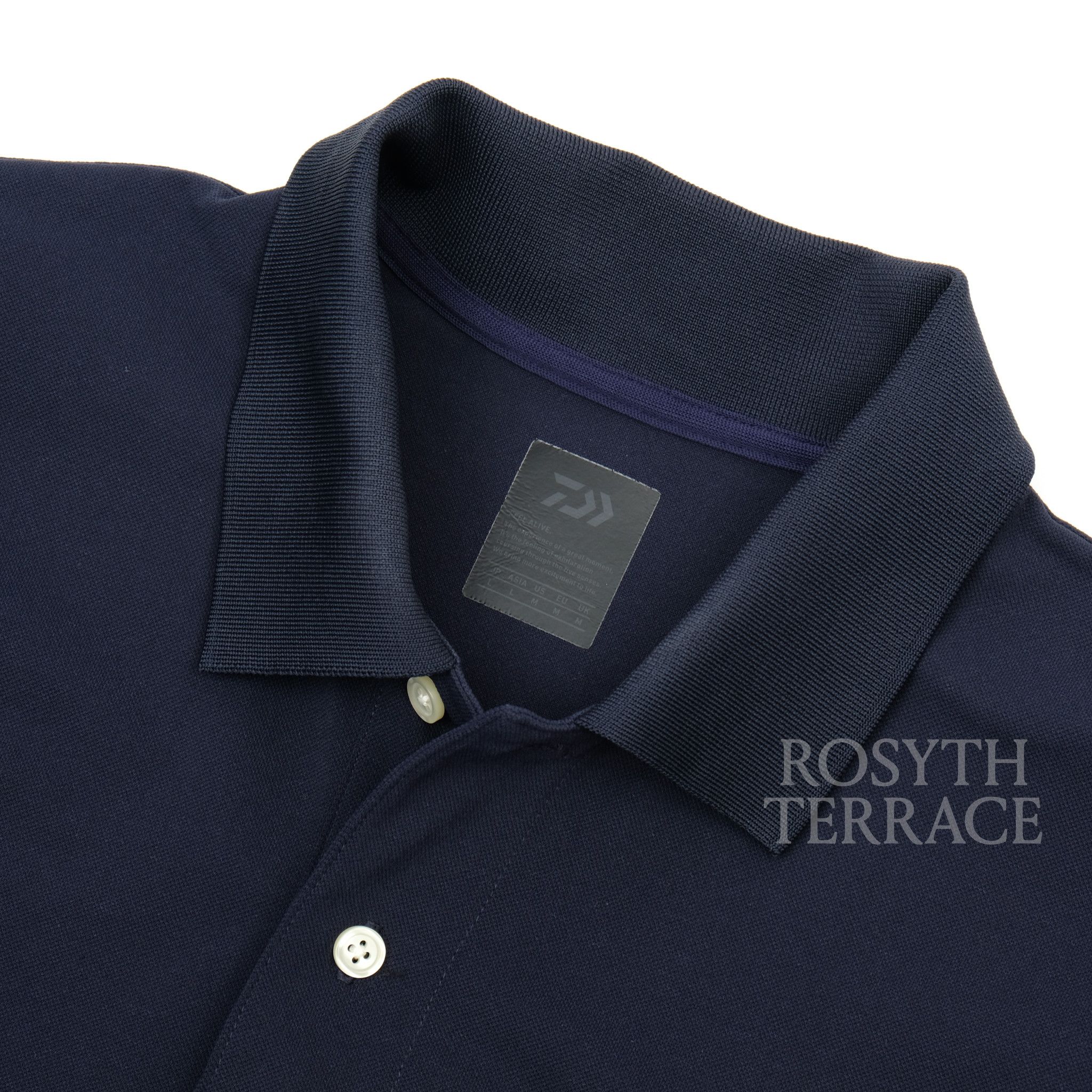 DAIWA PIER39 / TECH POLO SHIRT SS (NAVY) / SIZE L】