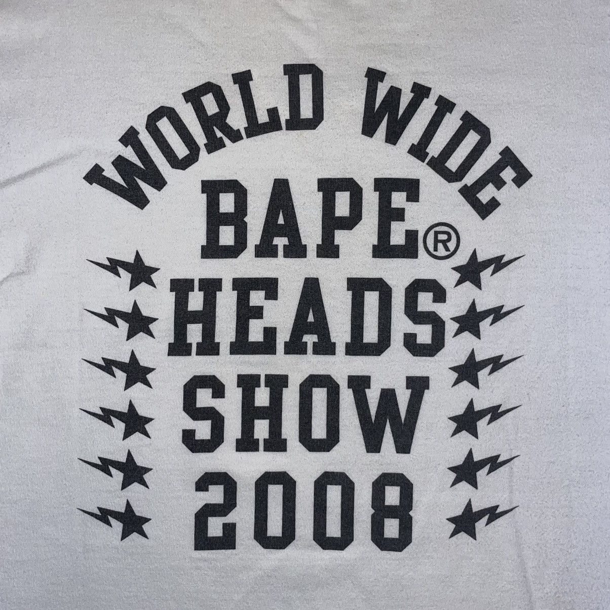 Bape × Nigo Bape Heads Show 2008 Tee Size US M / EU 48-50 / 2 - 4 Thumbnail