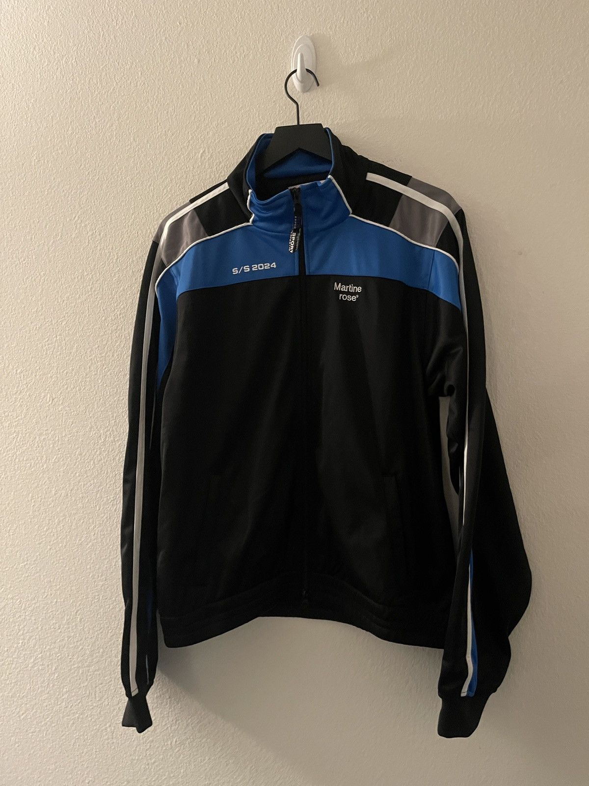 Martine Rose Martine Rose Shrunken Track Jacket Blue | Grailed Martine Rose Martine Rose Shrunken Track Jacket Blue | Grailed