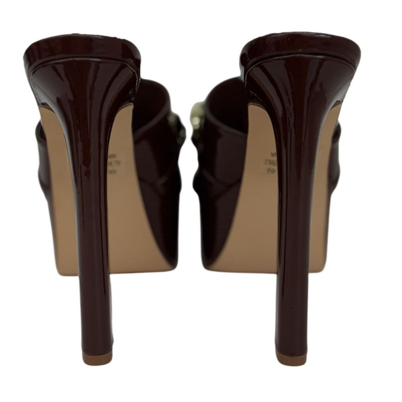 Other CATHY DIN / Kaiaa-7 / Brown Patent Leather / Platform / High Size US 8 / IT 38 - 4 Thumbnail