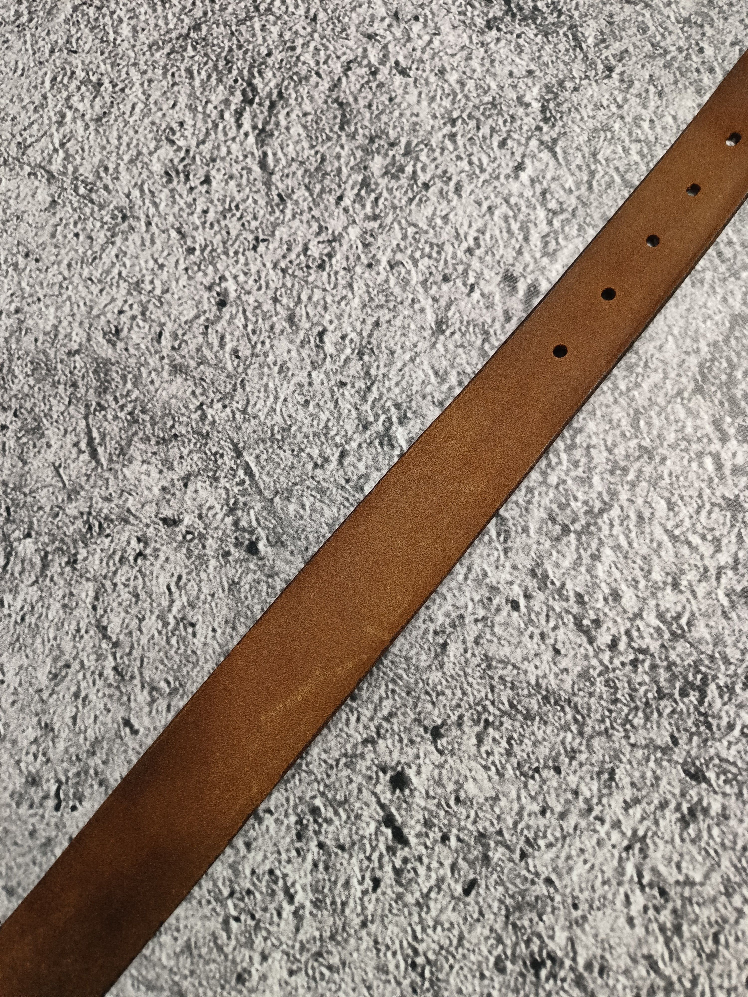 Levi's × Levi's Vintage Clothing × Vintage Vintage Levis Belt 80s 90s Brown Buckle Metal Size 42 - 5 Thumbnail