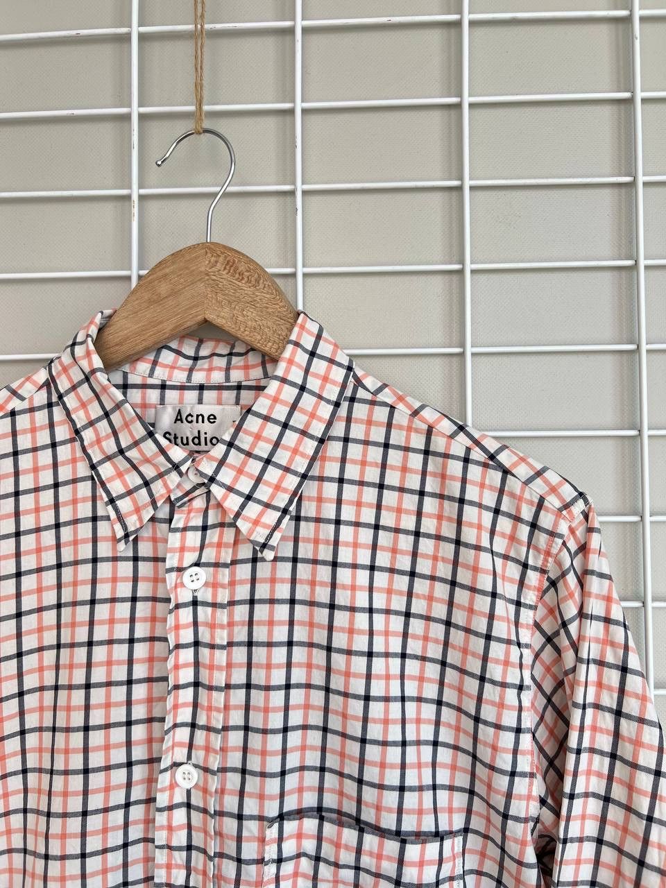 Acne Studios Acne Studios Oak Check Button Shirt Mens Size 46 or S/M Size US S / EU 44-46 / 1 - 6 Thumbnail