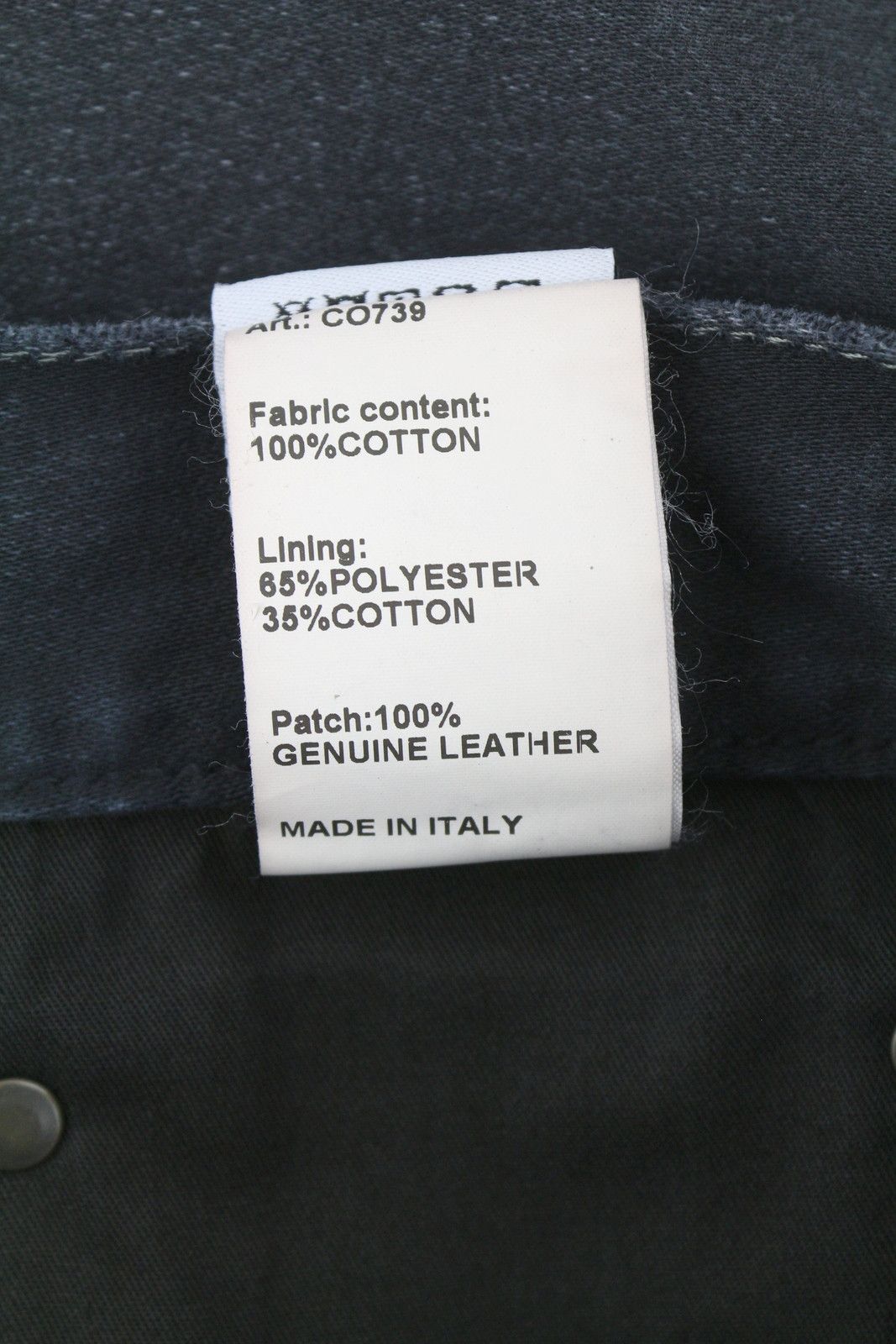 R13 X-BF 30 Black Garment Dyed Moleskin Faded Ankle FW25 86629 Size 30" / US 8 / IT 44 - 10 Thumbnail