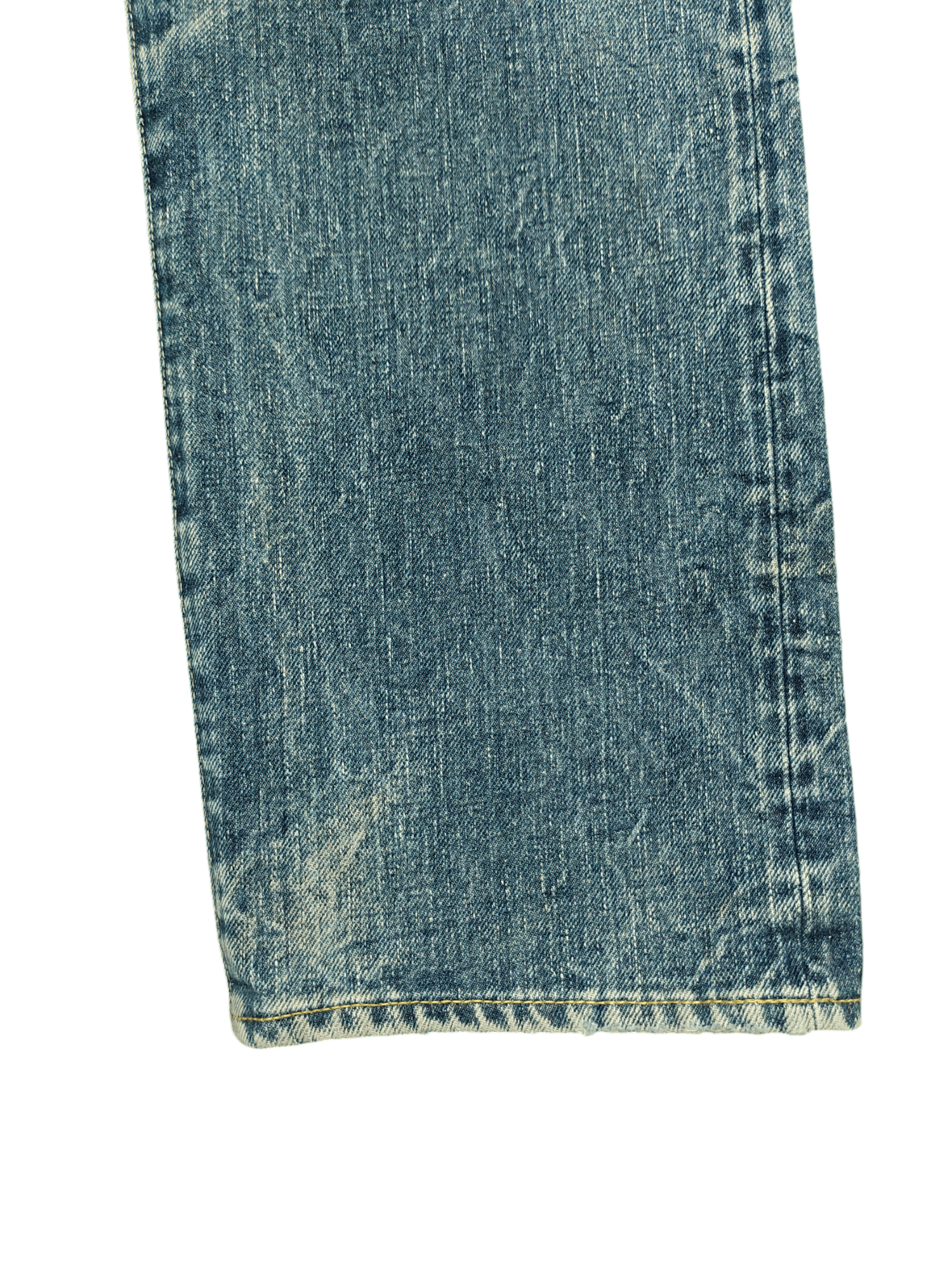 Burgus Plus 1990s Burgus Plus Lot 757 Distress Faded Selvedge Jeans Size US 32 / EU 48 - 4 Thumbnail