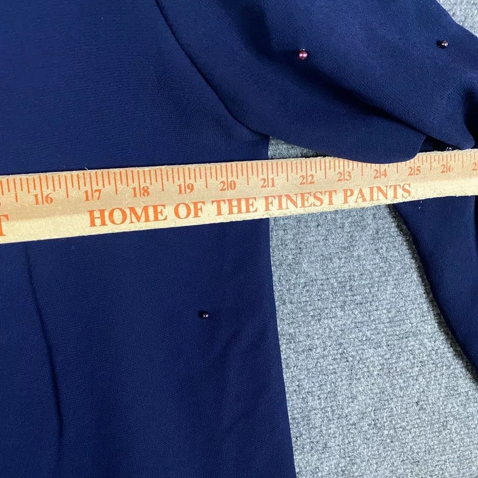 Other Patra Top Women's Size 10 Cardigan Navy Blue Long Sleeve Size L / US 10 / IT 46 - 6 Thumbnail