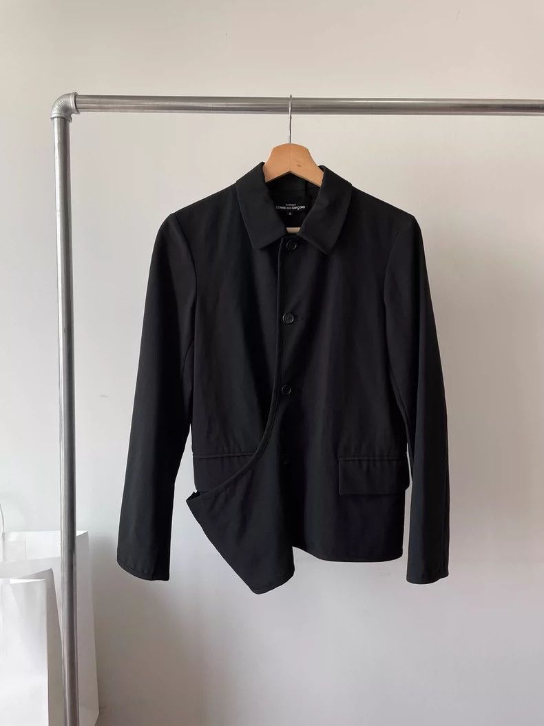 Tricot Comme Des Garçons Black Short Jacket-2505