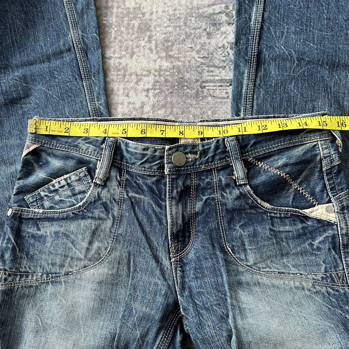 If Six Was Nine Flared Design By Lady Vintage Jeans Size 30" / US 8 / IT 44 - 14 Thumbnail