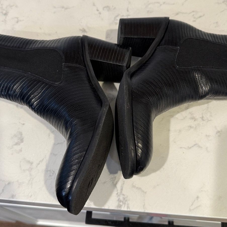 Matisse Matisse Mesmerize leather pull-on chunky heel boots size 7 Size US 7 / IT 37 - 6 Thumbnail