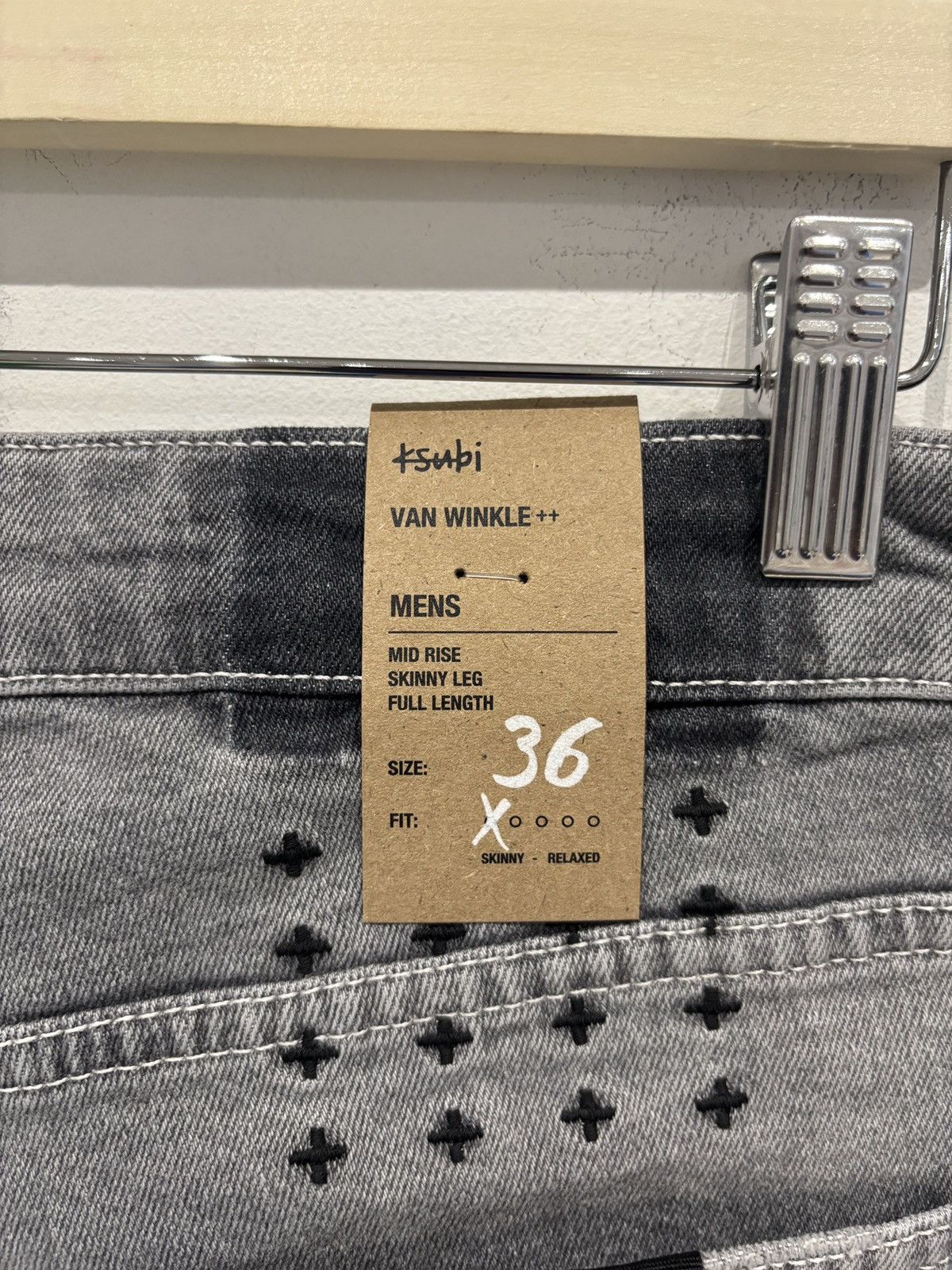 Ksubi Ksubi Van Winkle Thrifted Jeans Grey Size: 36 Size US 36 / EU 52 - 4 Thumbnail