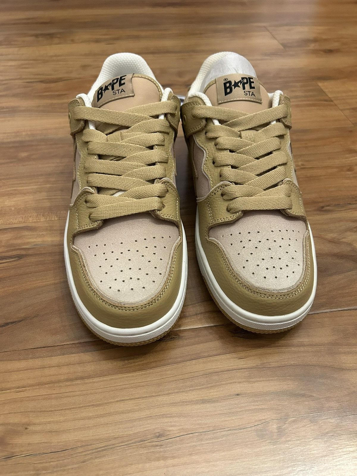 Bape NEW Bape Beige Skatestas Size US 9 / EU 42 - 9 Thumbnail