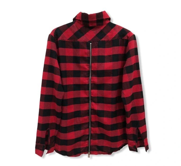 Japanese Brand Japanese Brand Celebry Tee’s Plaid Tartan Flannel Shirt 👕 Size US XS / EU 42 / 0 - 4 Thumbnail
