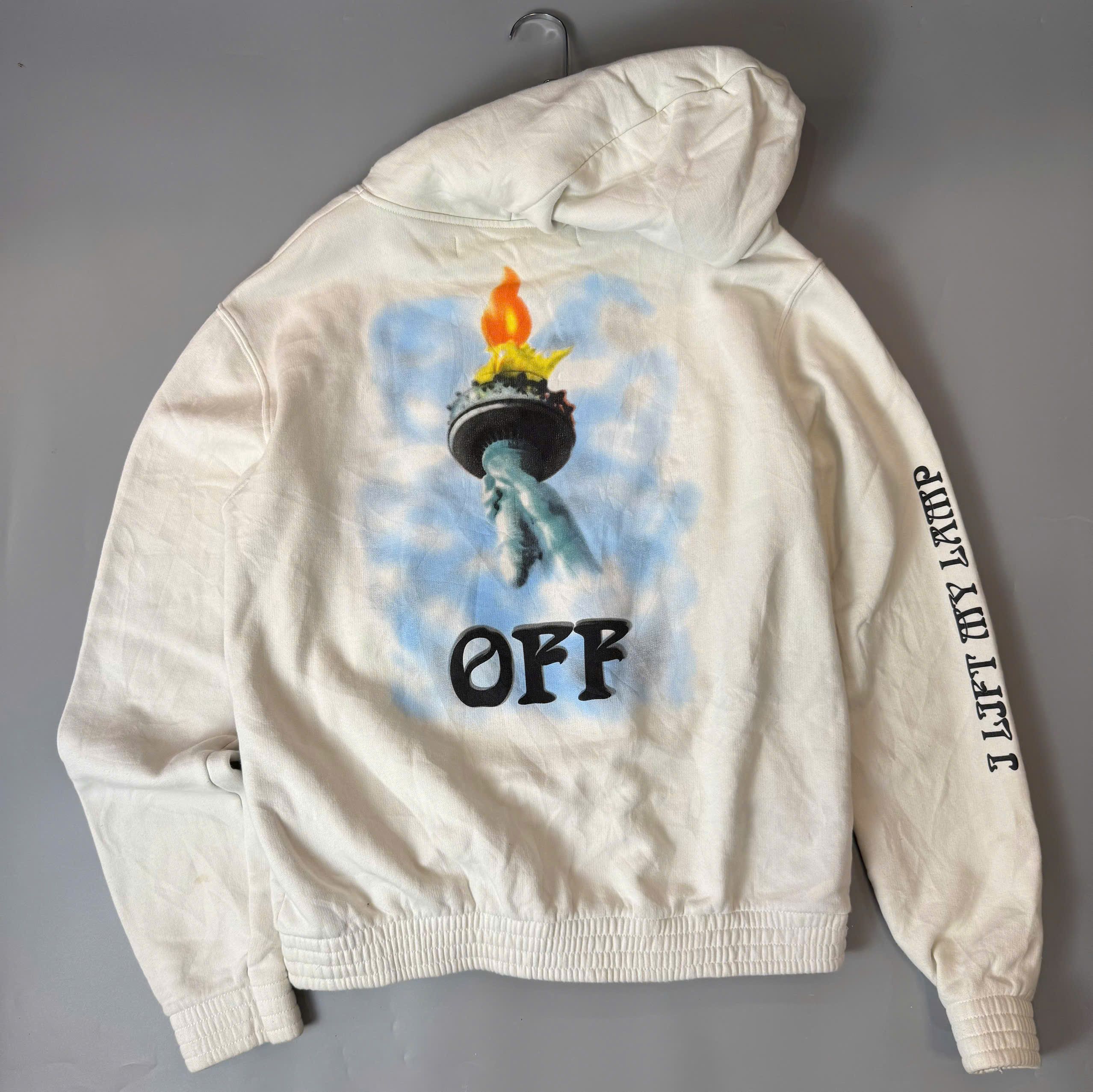 Off-White HOODIE OFF WHITE Size US M / EU 48-50 / 2 - 2 Thumbnail