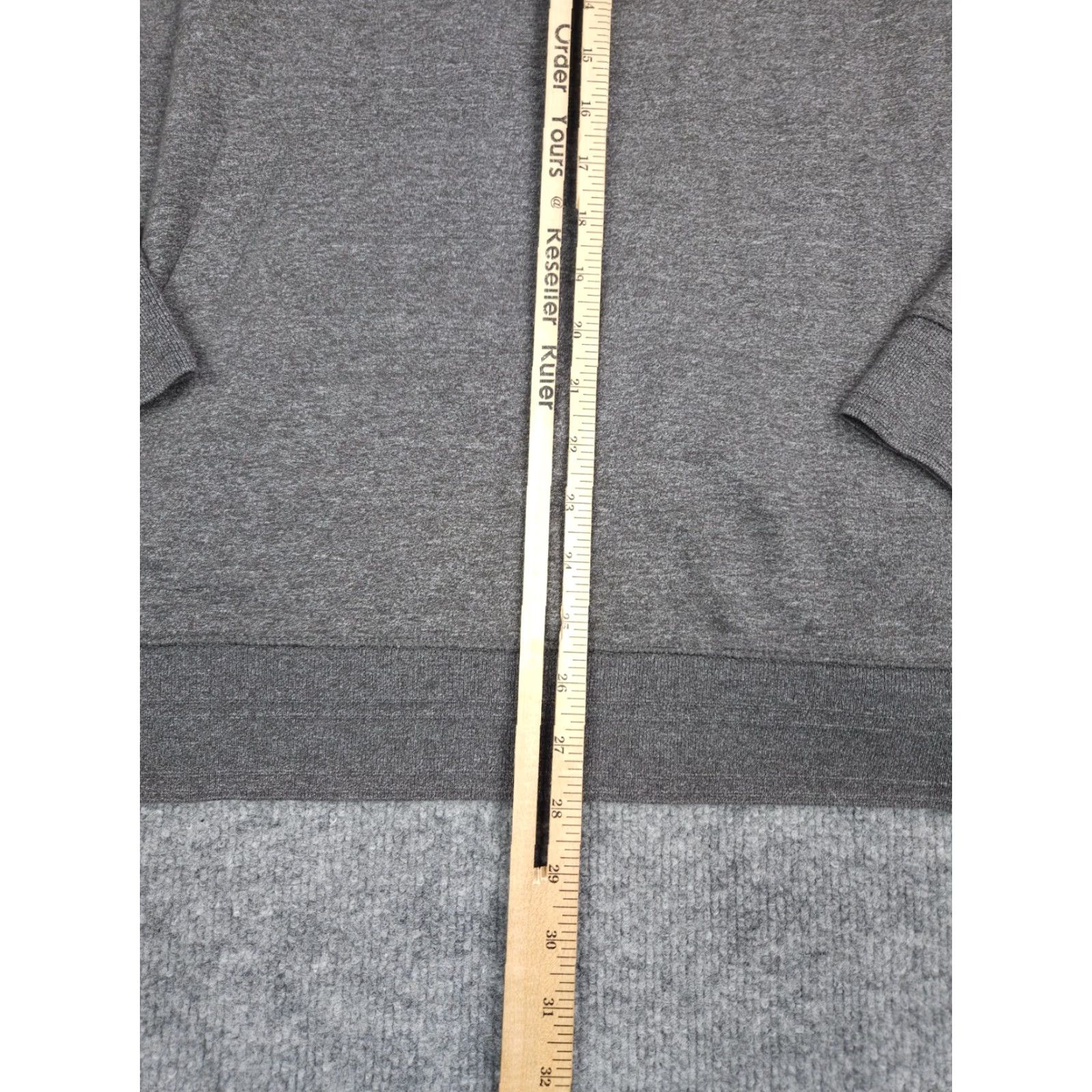 Vince Vince. Hoodie Men XL Gray Cotton Blend Pullover Hooded Regular Knit Modern Designer Fall Winter Outdoor Mens Size US XL / EU 56 / 4 - 7 Thumbnail