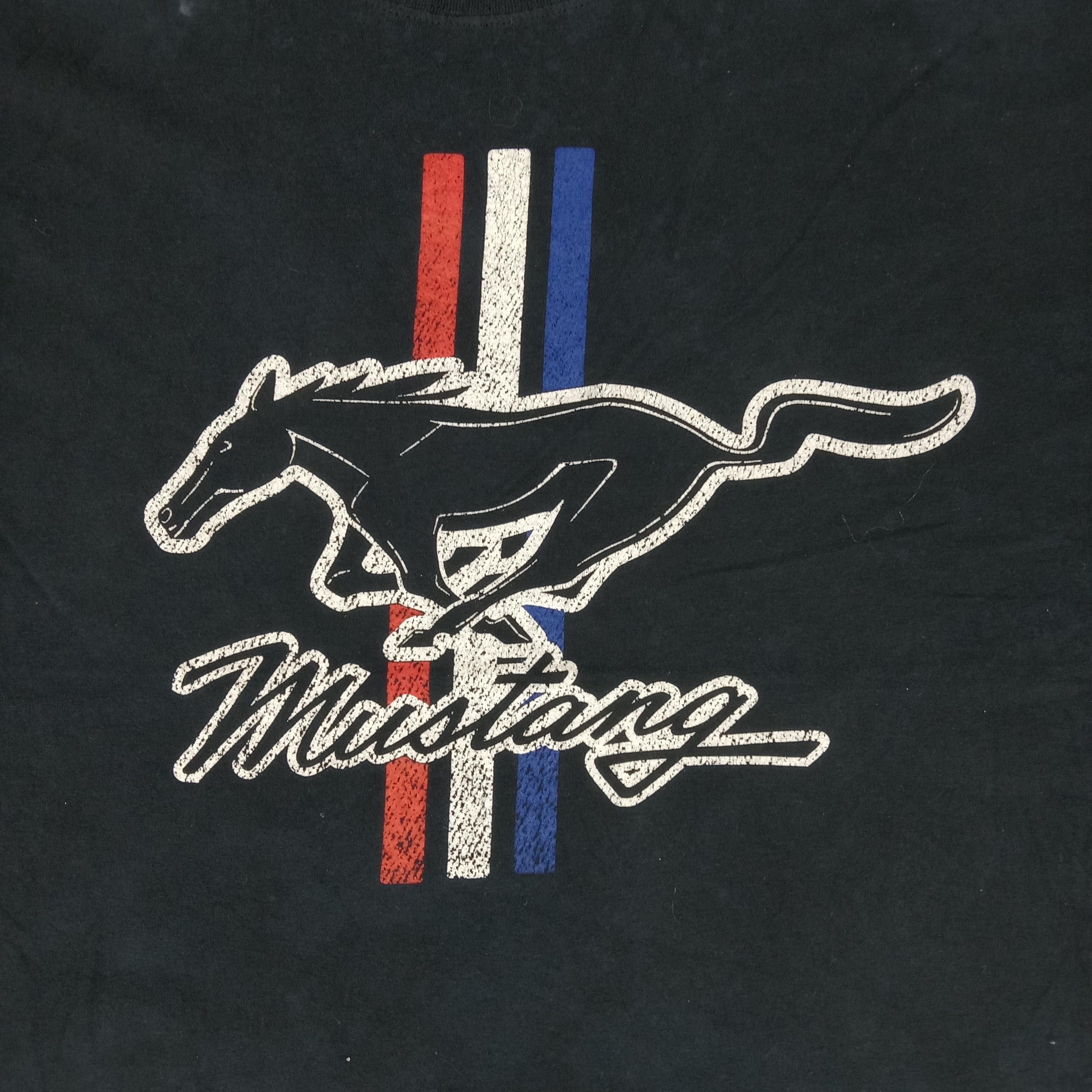 Ford × Mustang × Vintage FORD Mustang Big Logo Supercar Tshirt Size US XXL / EU 58 / 5 - 2 Thumbnail