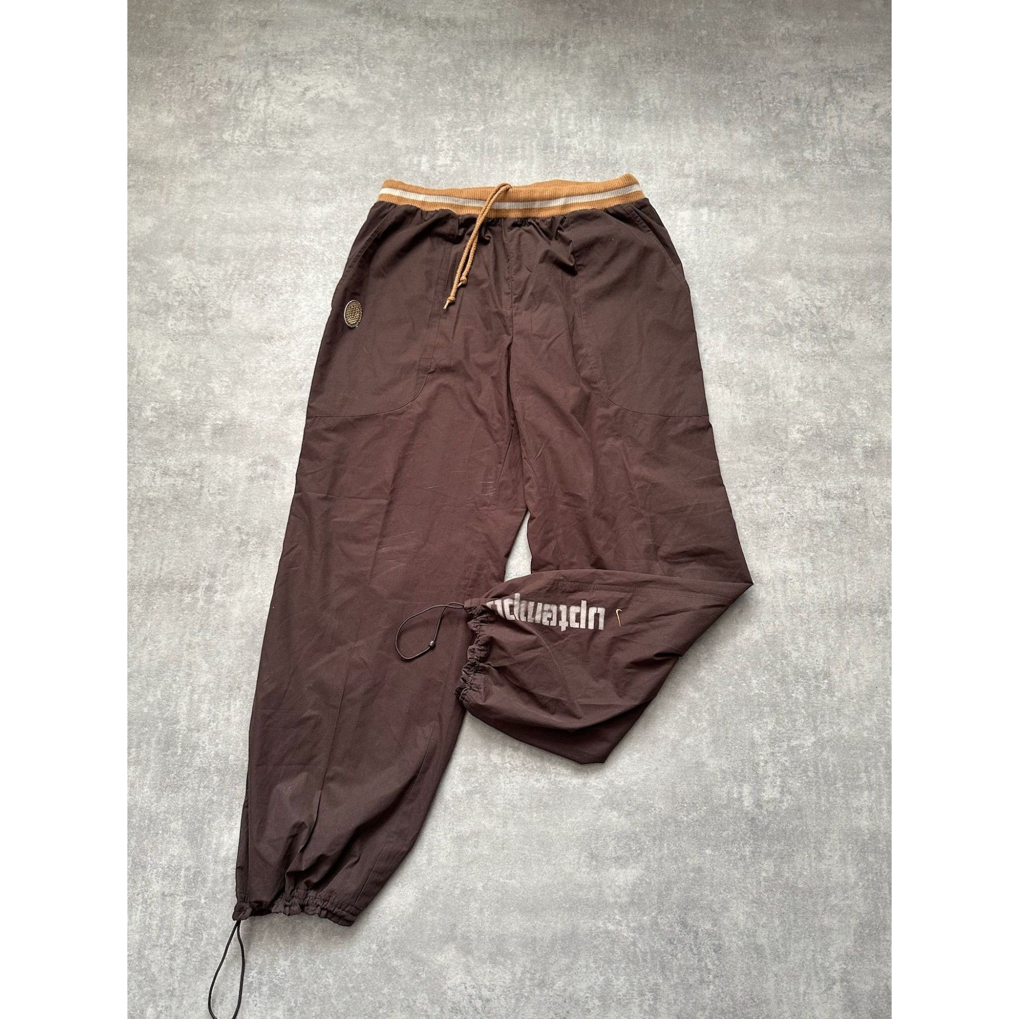 Nike Crazy Vintage Nike Uptempo cotton track set jacket + pant br Size US L / EU 52-54 / 3 - 7 Thumbnail