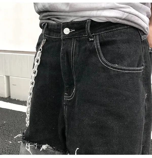 VIBE Jeans wide legs trousers tassels hip-hop loose jeans Size US 34 / EU 50 - 8 Thumbnail