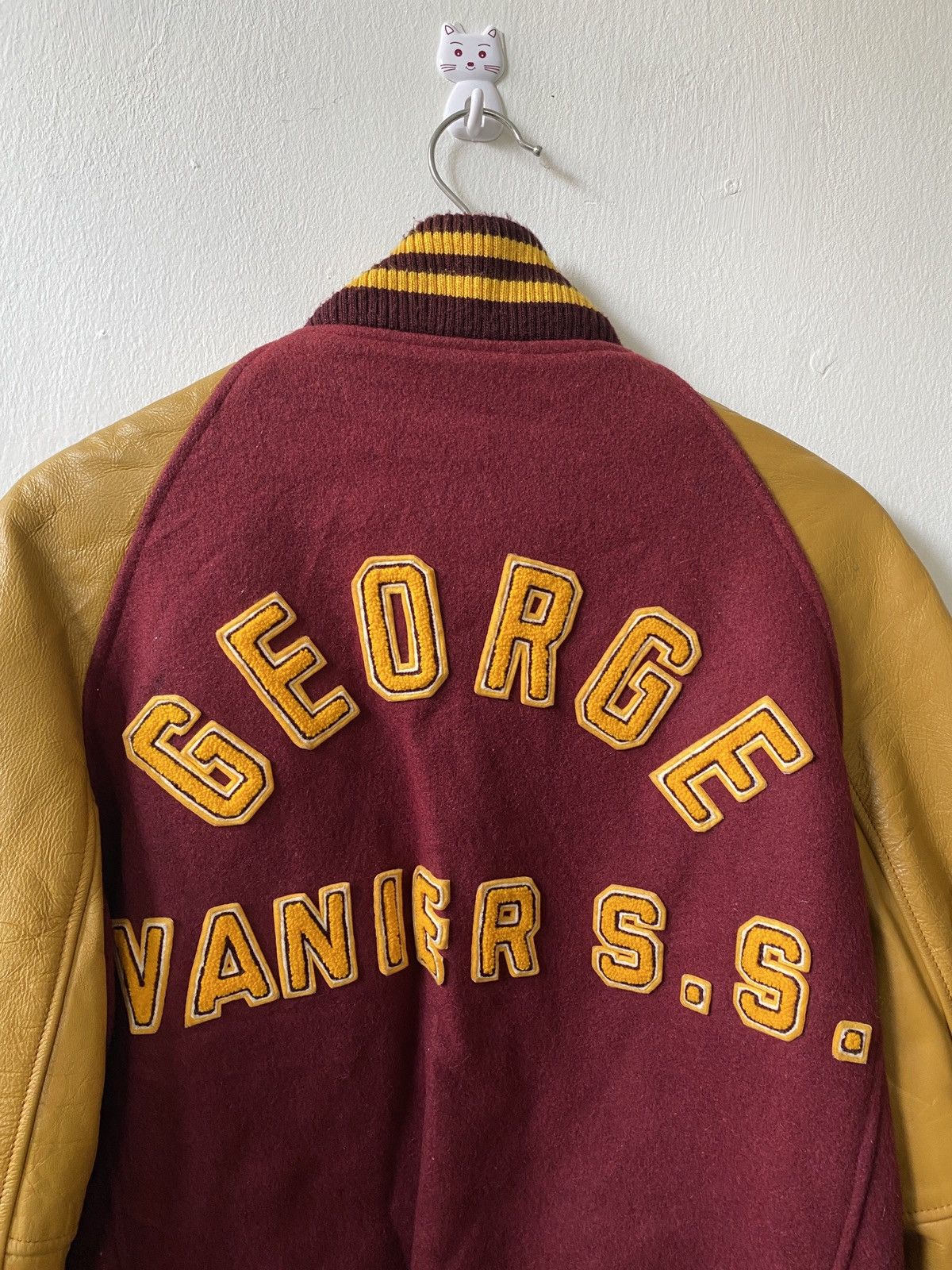 Vintage Vintage 80s George & Vaniers Football Club Varsity Jacket Size US M / EU 48-50 / 2 - 4 Thumbnail