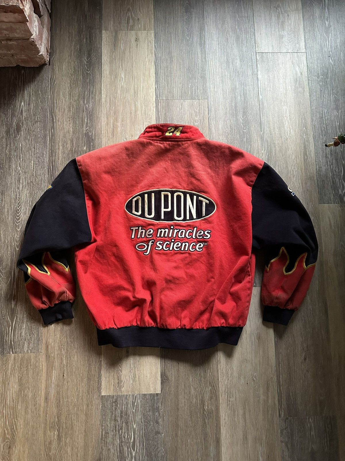 NASCAR × Vintage Vintage Du Pont Jeff Gordon Jacket Size US XL / EU 56 / 4 - 4 Thumbnail