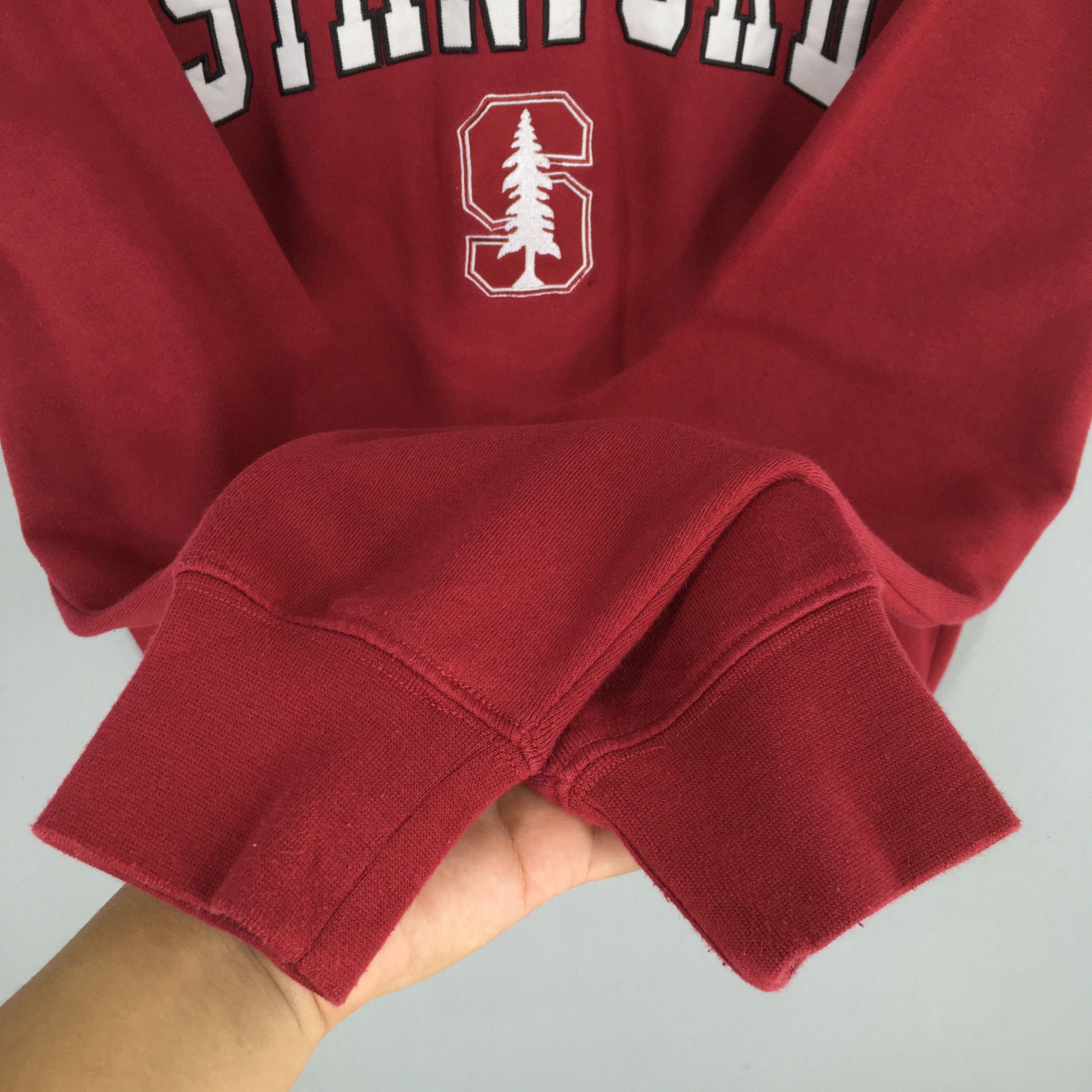 NCAA × Vintage Vintage Y2K Stanford University Red Sweatshirt Medium Size US M / EU 48-50 / 2 - 4 Thumbnail
