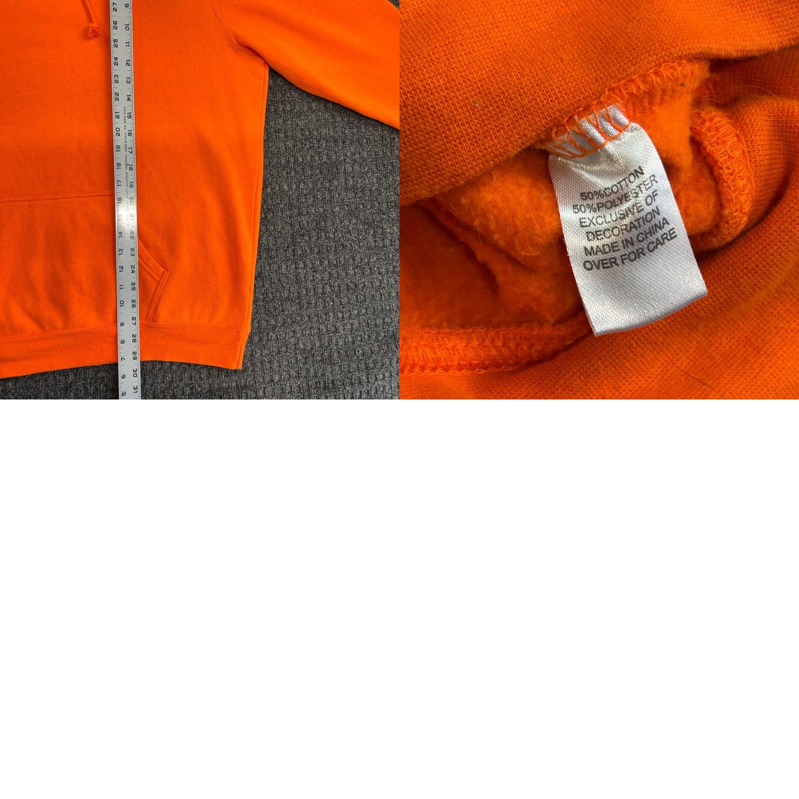 Pacsun Pacsun Hooded Pullover XL Orange Embroidered Forever Feelings Hoody Unisex Adults Size US XL / EU 56 / 4 - 8 Thumbnail