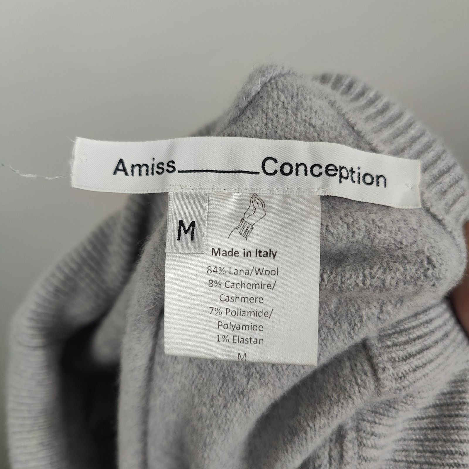 Other Amiss Conception Wool Cashmere Pants Size Medium Gray Size 30" / US 8 / IT 44 - 7 Thumbnail