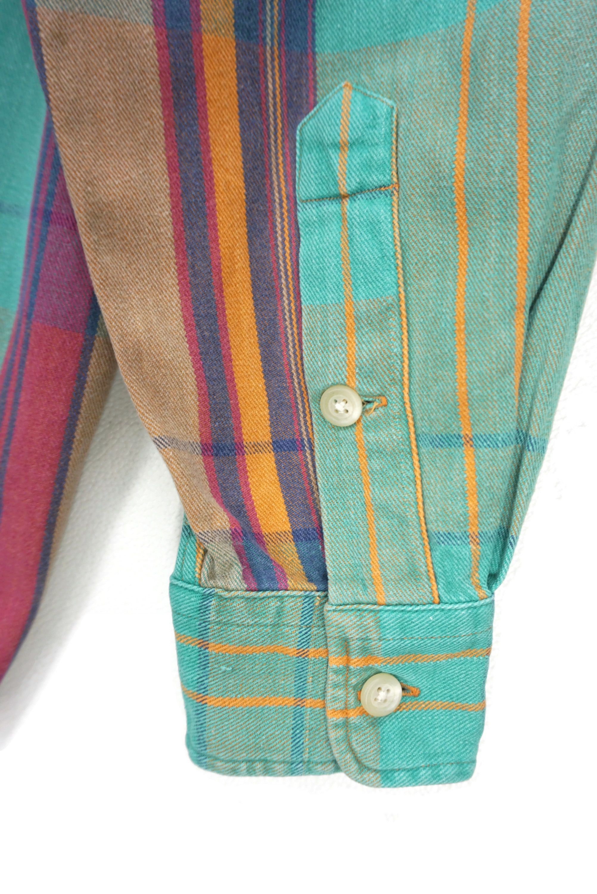Polo Ralph Lauren Vintage Polo Baggy Flannel Size M Made in Singapore Size US M / EU 48-50 / 2 - 11 Thumbnail