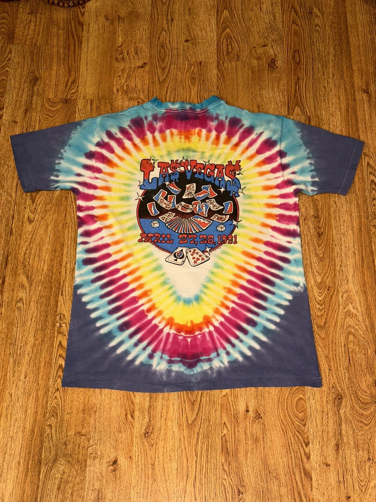Grateful Dead × Liquid Blue VTG 1991 Grateful Dead Casino Poker Dealer Single Stitch XL Size US XL / EU 56 / 4 - 2 Thumbnail