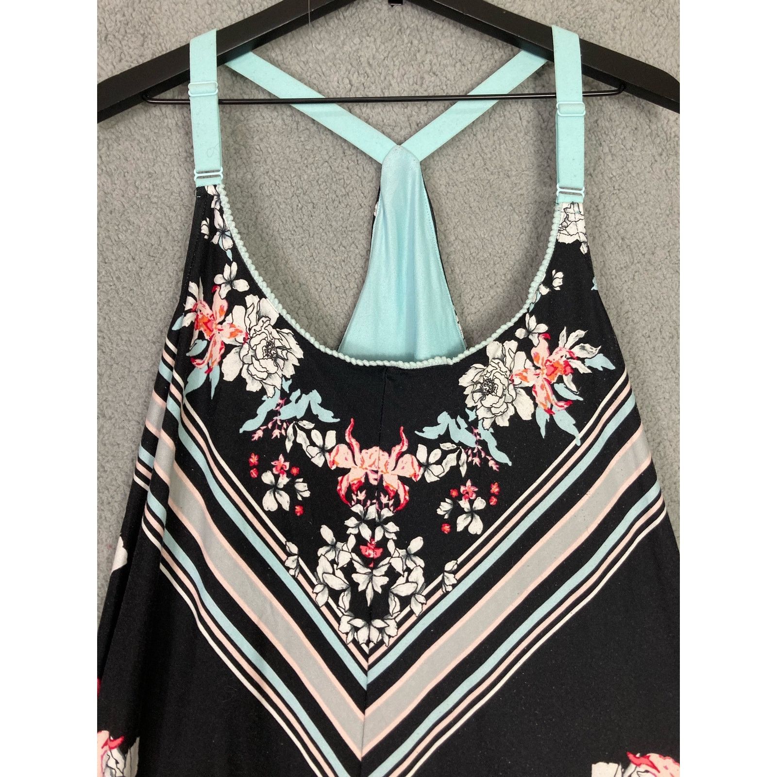 Other Secret Treasures Plus Size 18W Black Floral Sleep Tank Top Size XXL / US 16-18 / IT 52-54 - 5 Thumbnail