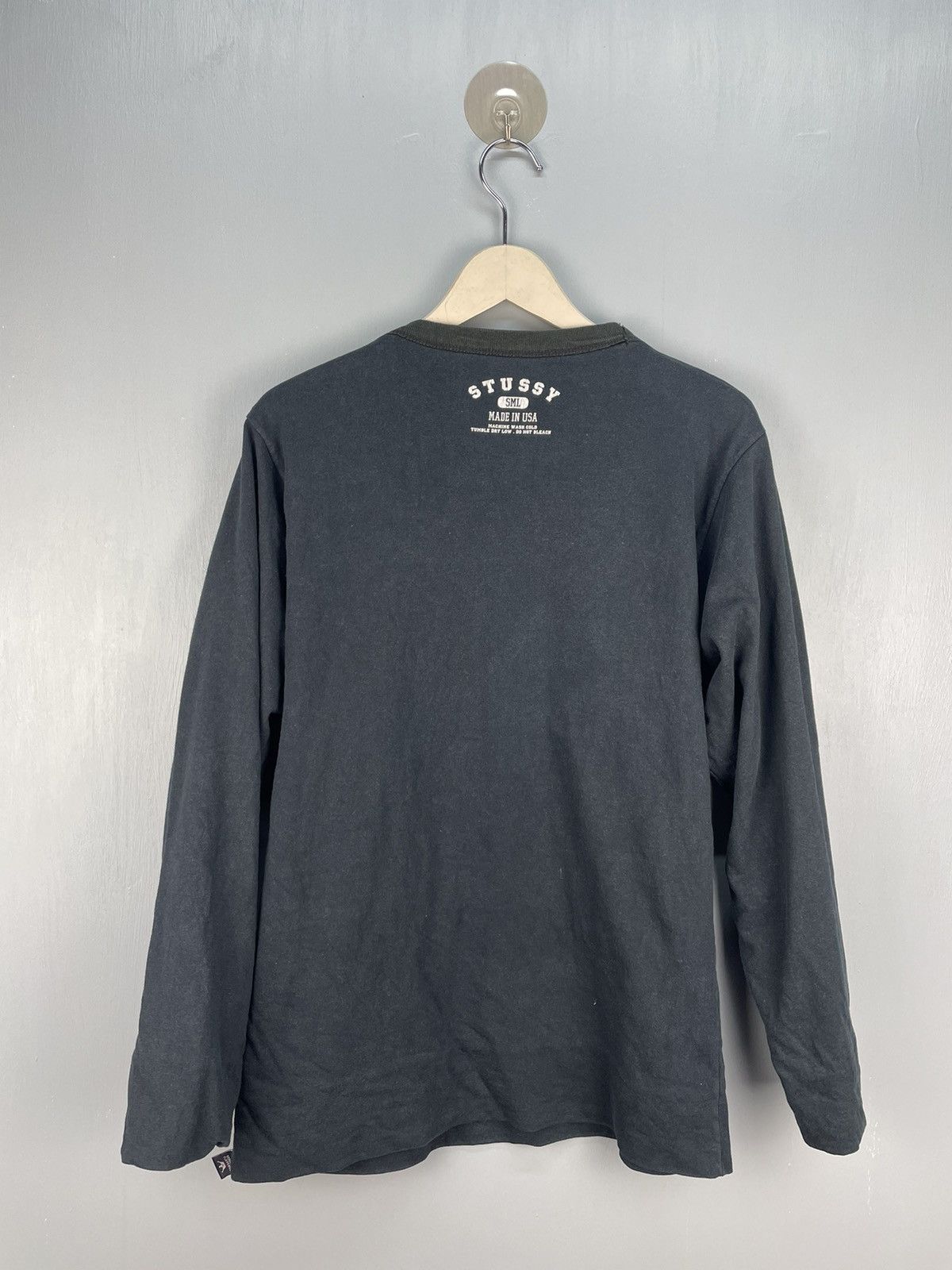 Stussy Vintage 90s Stussy reversible long sleeve t shirt Size US S / EU 44-46 / 1 - 4 Thumbnail