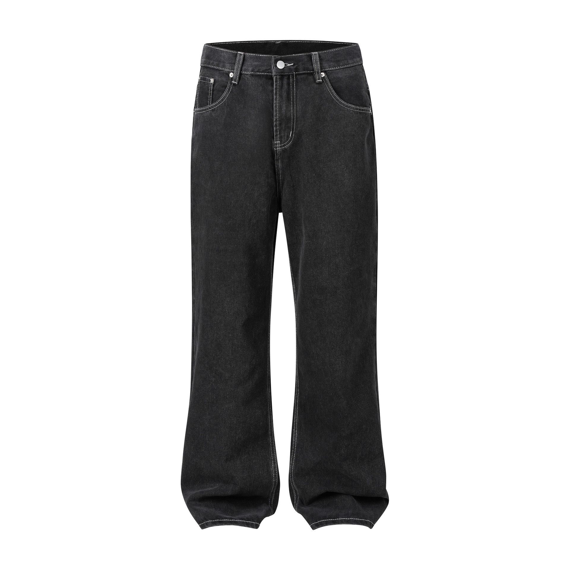 Japanese Brand × Jean High street washed loose wide-leg jeans y2k Size US 32 / EU 48 - 1 Thumbnail