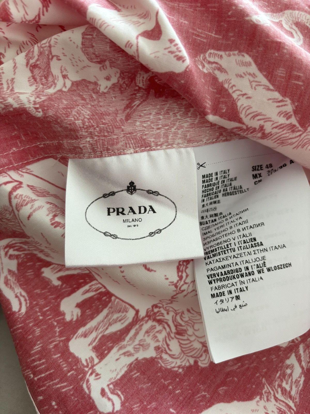 Prada FW2016 Christophe Chemin Survival Utopia Shirt Size US XL / EU 56 / 4 - 8 Thumbnail