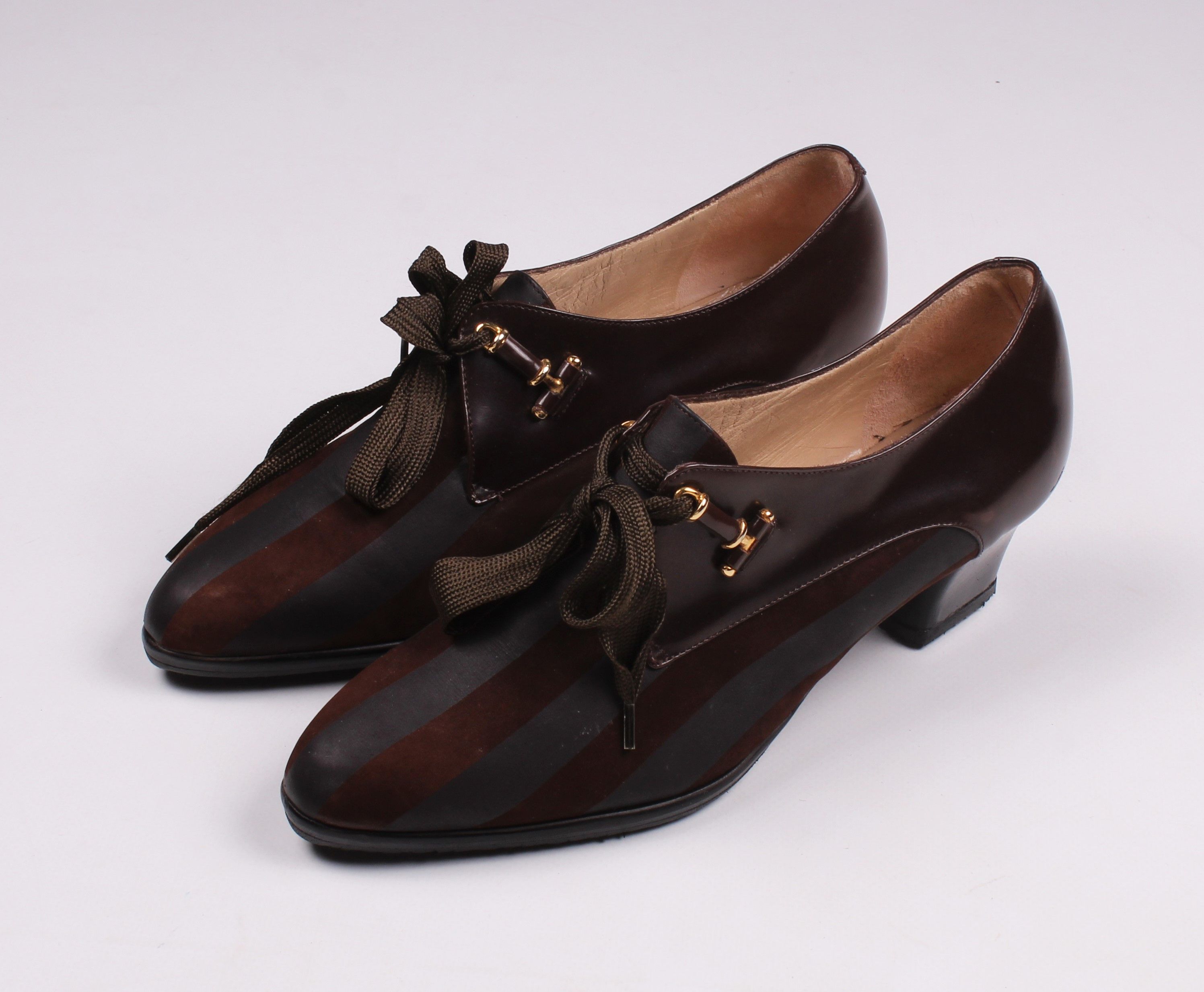 Bally × Vintage Vintage Bally 70's Striped Hells Pumps Size US 6.5 / IT 36.5 - 1 Thumbnail