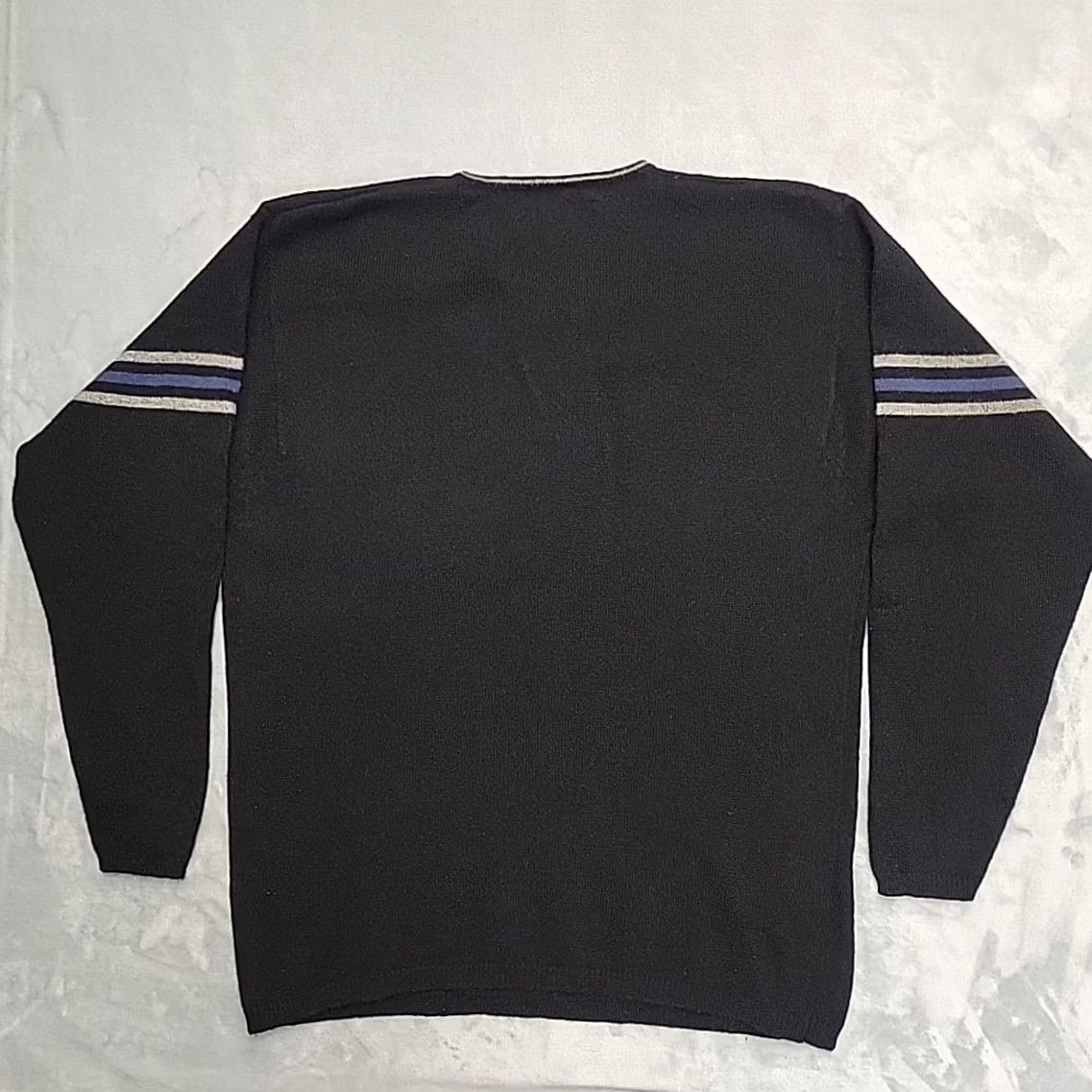 Vintage VINTAGE Utility Sweater Mens 2XL Black 80% Lambswool Classic V-neck Retro Size US XXL / EU 58 / 5 - 4 Thumbnail