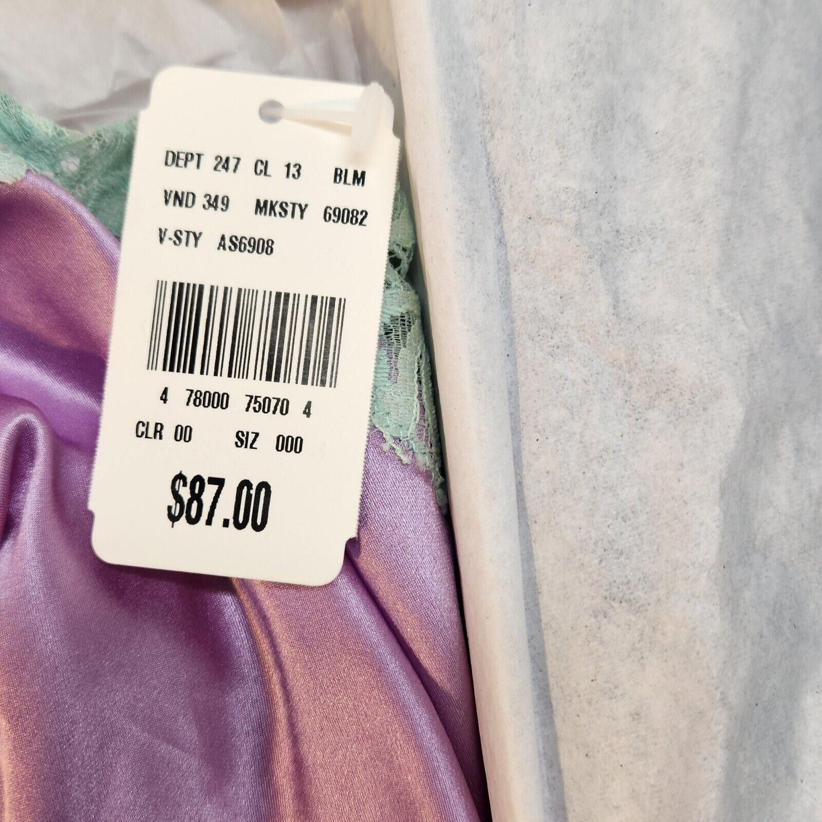 Designer NWT Viamode Purple Camisole Size 000 Bloomingdale's Size ONE SIZE - 3 Thumbnail