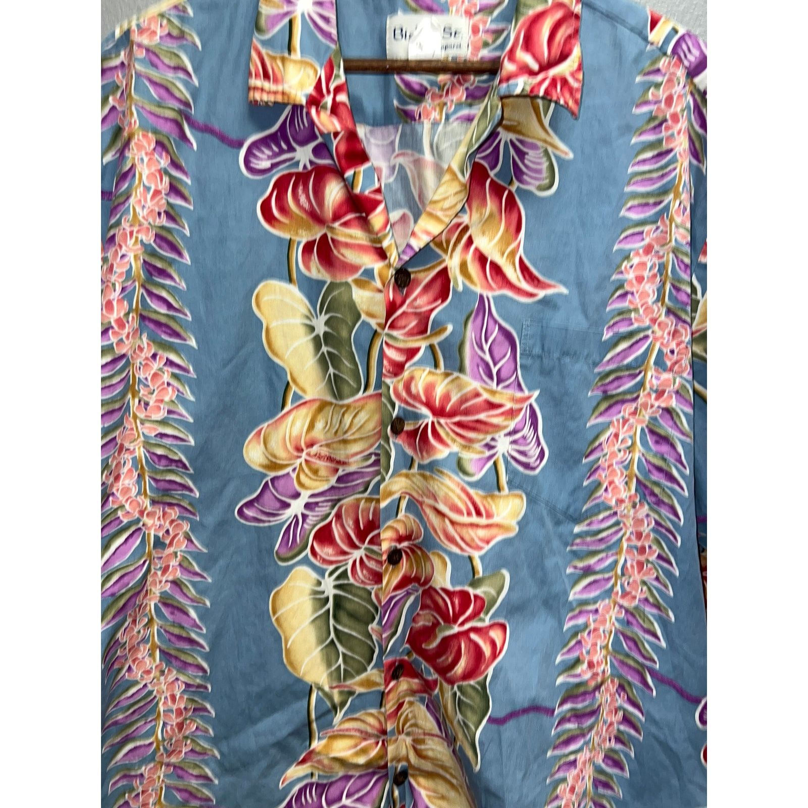 Vintage Vintage Bishop St Hawaiian Shirt Button Down Floral VTG 3XL Size US XXL / EU 58 / 5 - 2 Thumbnail