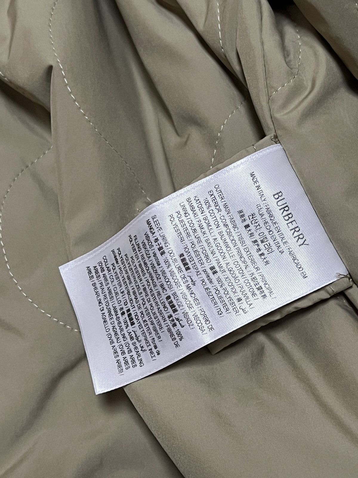 Burberry RRP 1.100$ Burberry Shearling Collar Bomber Jacket Size XL Size US XL / EU 56 / 4 - 9 Thumbnail
