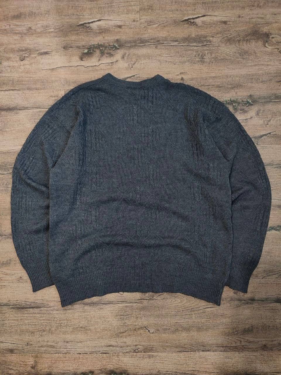 Lacoste Men's Knitted Gray Sweater Lacoste Vintage 90s Size US L / EU 52-54 / 3 - 7 Thumbnail