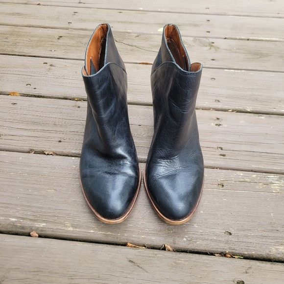 Lucky Brand Lucky Brand Eesa Block Heel Booties Women’s Black size 11M Size US 11 / IT 41 - 4 Thumbnail