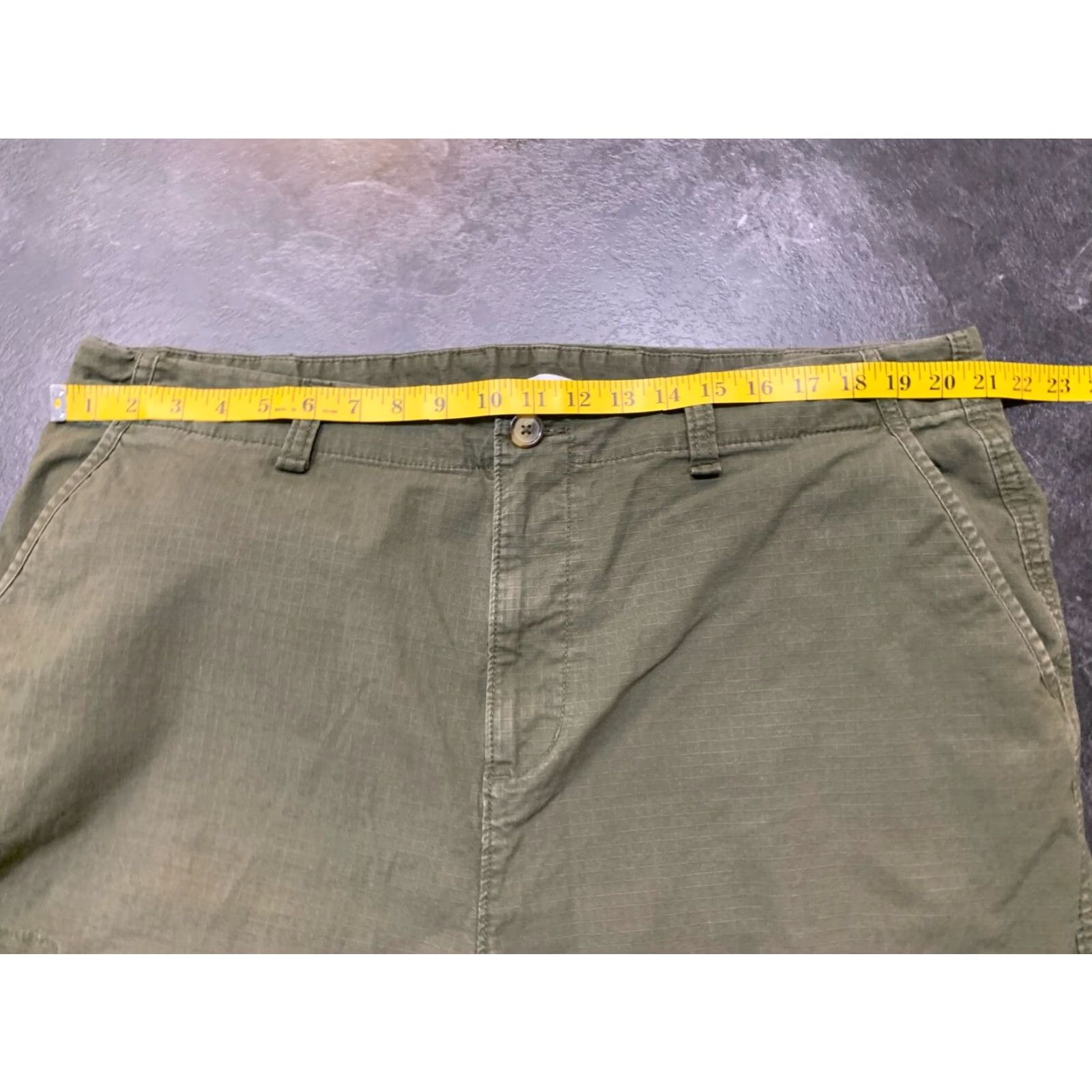 Old Navy Old Navy Mens 40 Tall Green Cargo Shorts Big & Tall Outdoor Ripstop Cotton Size US 40 / EU 56 - 5 Thumbnail