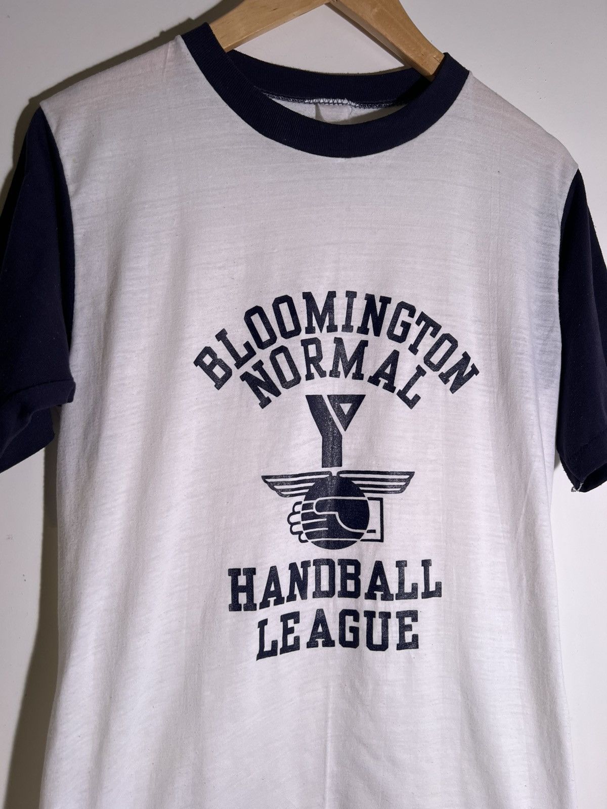 Vintage 70’s 80’s Vintage YMCA Bloomington Normal Sports Retro Shirt Size US L / EU 52-54 / 3 - 3 Thumbnail