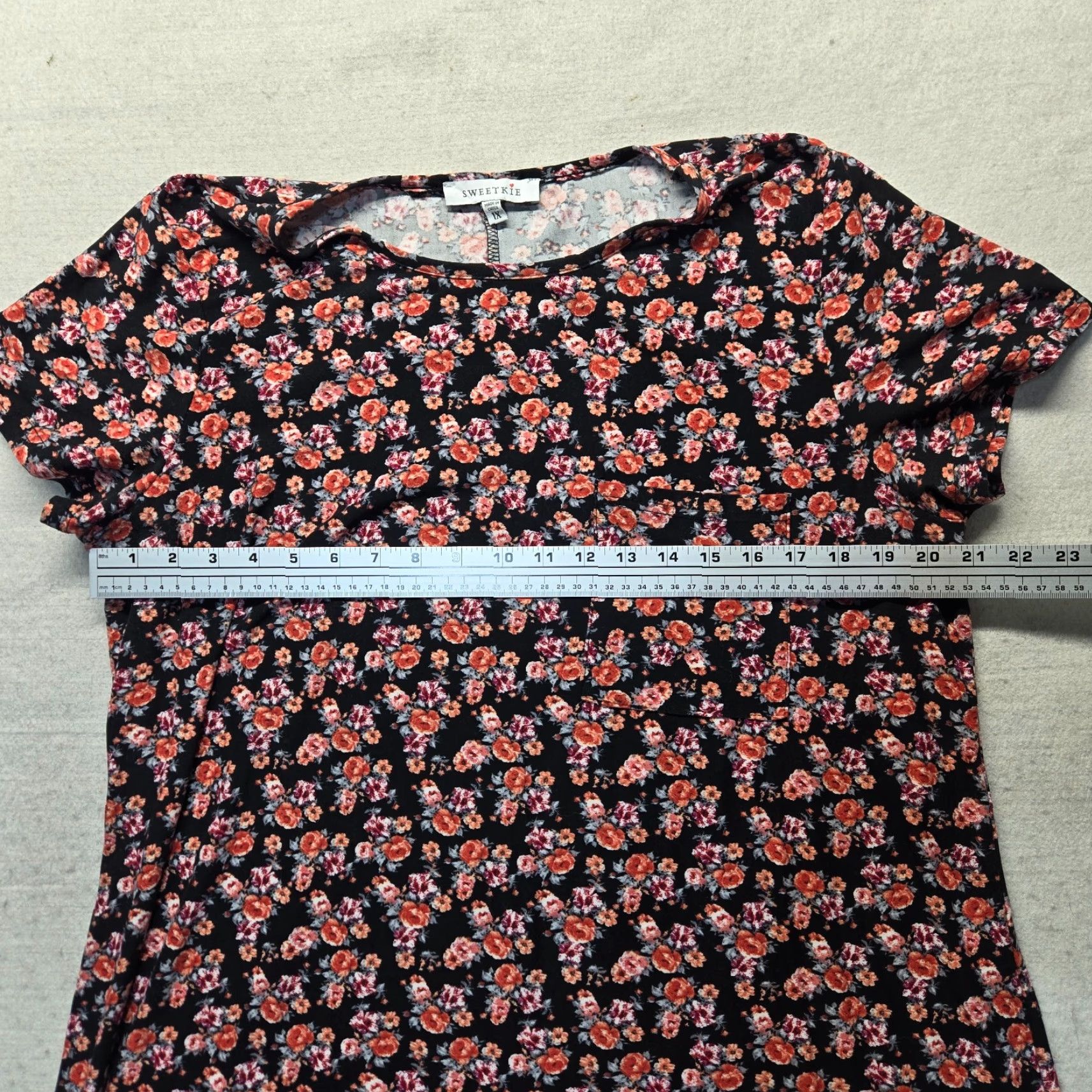 Vintage VINTAGE Flowers Floral Shirt Dress Long Pockets Plus Size 1X Women Size XL / US 12-14 / IT 48-50 - 4 Thumbnail