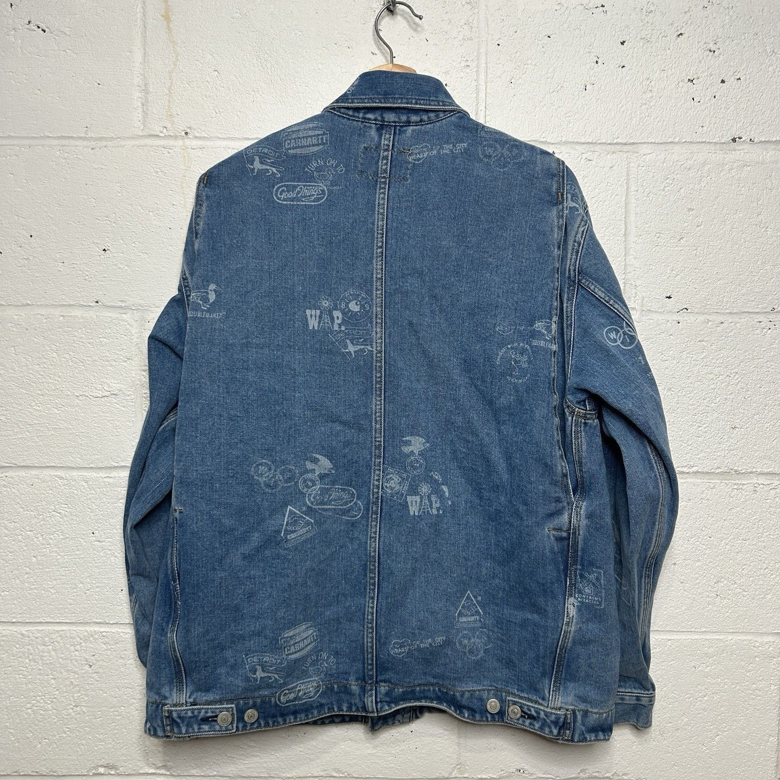 Carhartt Carhartt WIP Denim Stamp Print Jacket “Blue” 1033743 Size US M / EU 48-50 / 2 - 2 Thumbnail