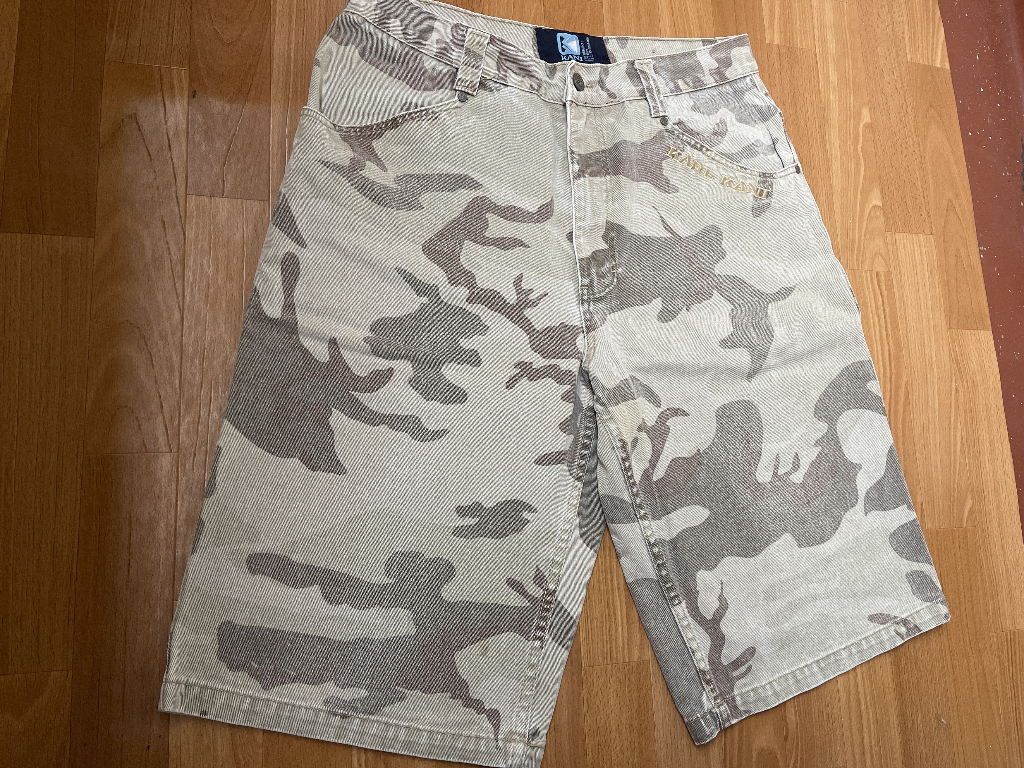 Karl Kani KARL KANI shorts, baggy, vintage Kani jeans 90s hip hop W 34 Size US 34 / EU 50 - 7 Thumbnail