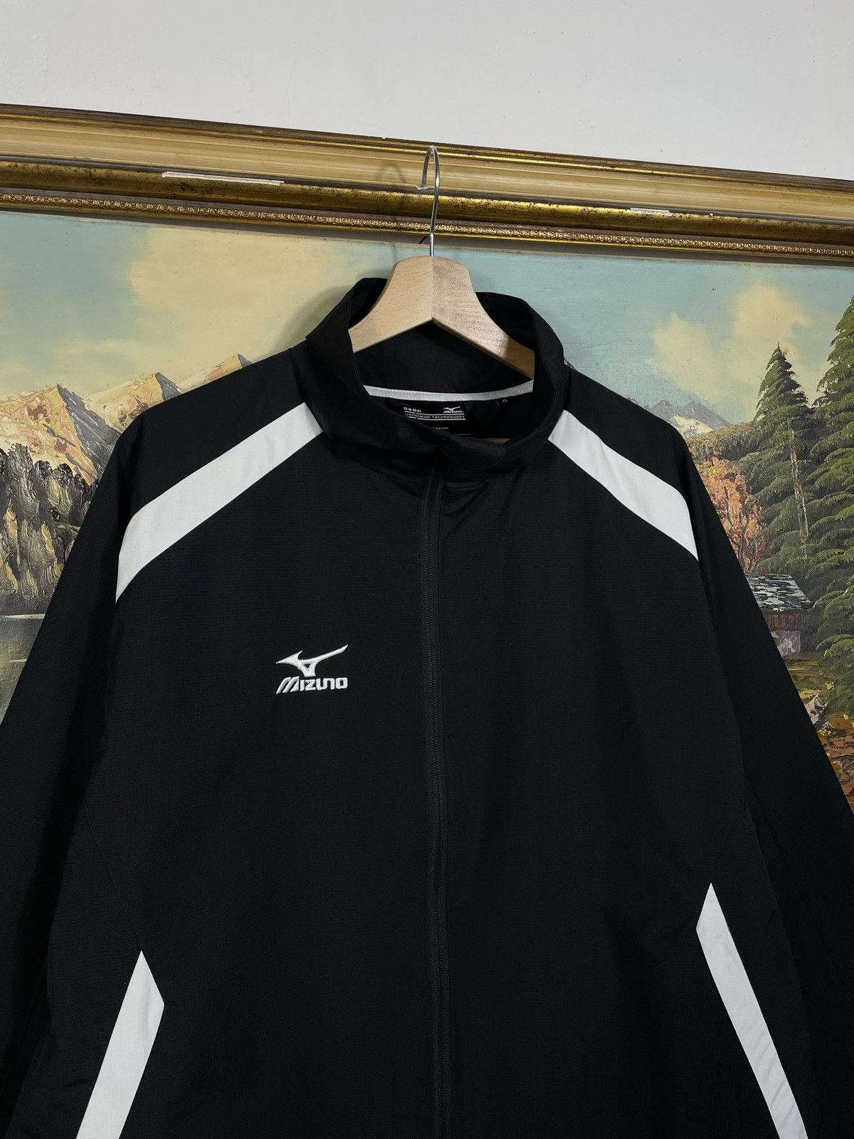 Japanese Brand × Mizuno Mizuno Light Black Jacket Windbreaker Japanese Sportswear Size US XL / EU 56 / 4 - 4 Thumbnail